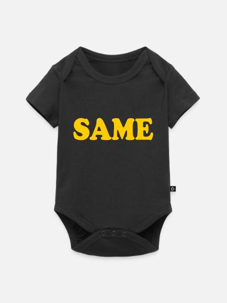 Same - Baby Premium Kurzarmbody - Schwarz