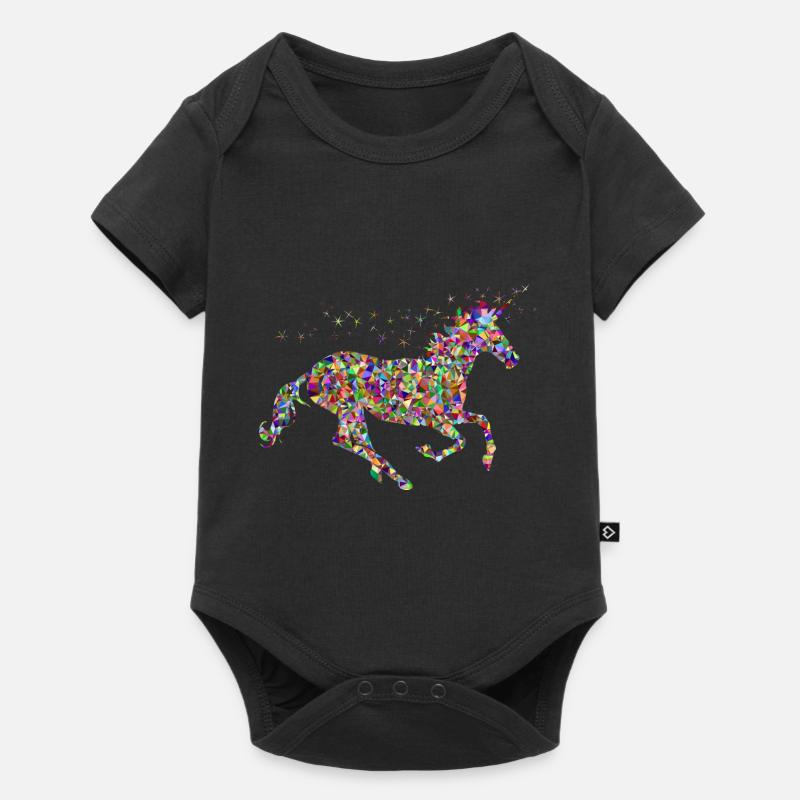 licorne - Body à manches courtes Premium Bébé - noir