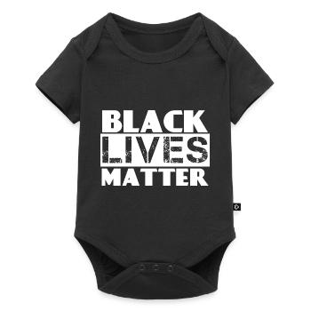 #BLACK LIVES MATTER - Baby Premium short-sleeve bodysuit - black - Front