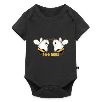 Boo Bees - Body à manches courtes Premium Bébé - noir - Devant