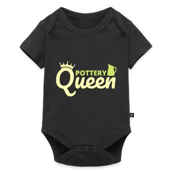 Pottery Ceramics Artist Potter Women Queen - Baby Premium short-sleeve bodysuit - black - Front