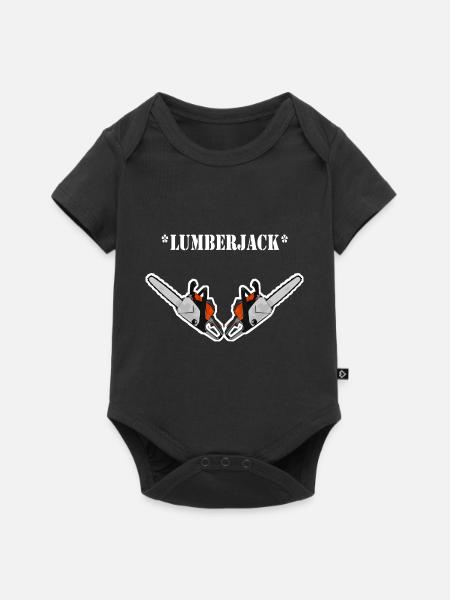 Lumberjack - Baby Premium Kurzarmbody - Schwarz
