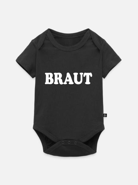 Braut - Baby Premium Kurzarmbody - Schwarz
