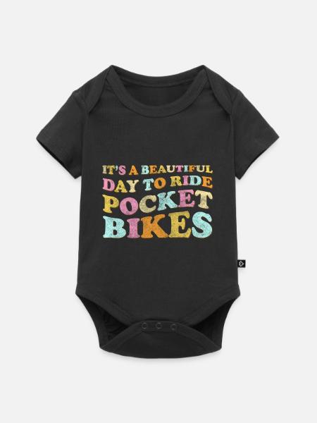 Motorrad Dreck Enduro - Baby Premium Kurzarmbody - Schwarz