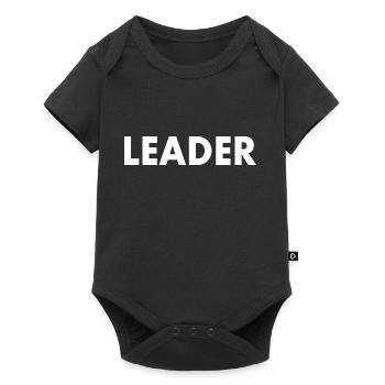 Leader - Body à manches courtes Premium Bébé - noir - Devant