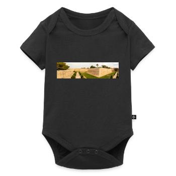 Mdina city wall Tramuntana Northern Republic Malta - Baby Premium short-sleeve bodysuit - black - Front