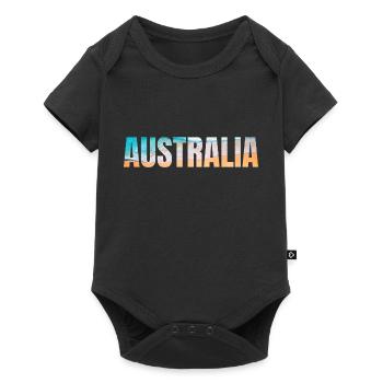 Australia - in English - Baby Premium short-sleeve bodysuit - black - Front