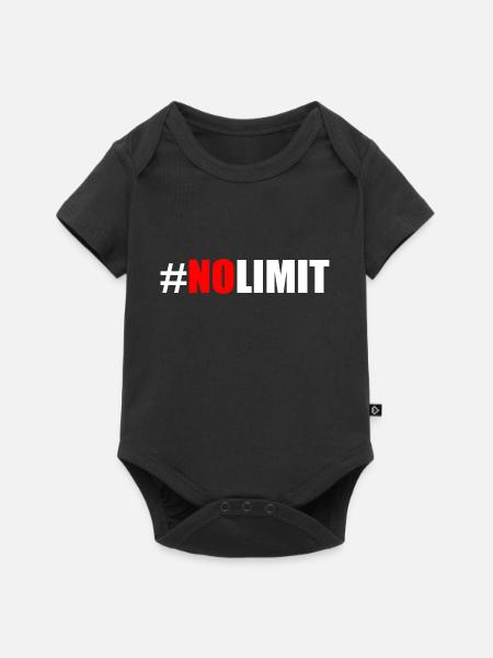 No limit - Baby Premium Kurzarmbody - Schwarz