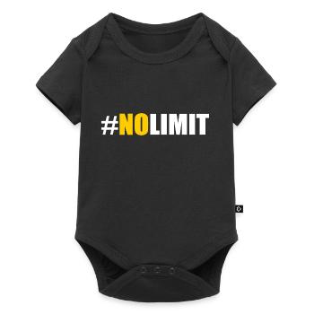 No limit - Baby Premium short-sleeve bodysuit - black - Front