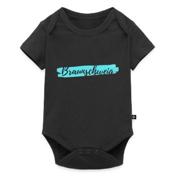 Braunschweig - Baby Premium Kurzarmbody - Schwarz - Vorne