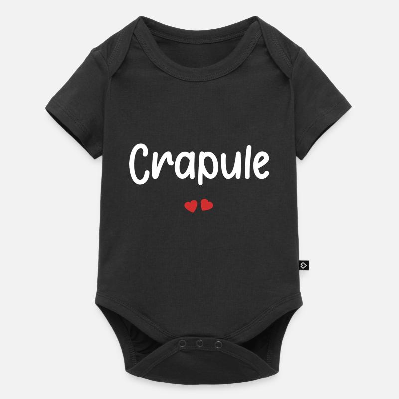Crapule - Body à manches courtes Premium Bébé - noir