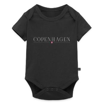 I love Copenhagen - Baby Premium short-sleeve bodysuit - black - Front