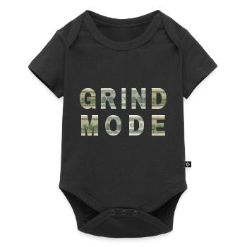 Grind Mode Dollar Bill Texture Motivation - Body à manches courtes Premium Bébé - noir - Devant