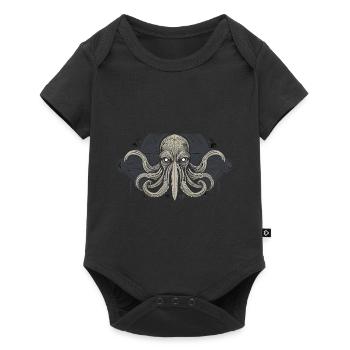 Cthulhu Lord and Savior Monster Horror T-Shirt - Baby Premium Kurzarmbody - Schwarz - Vorne
