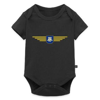 Connecticut Fan T-Shirt – Style & Coast - Body à manches courtes Premium Bébé - noir - Devant
