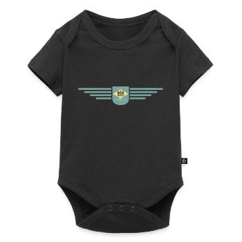 Delaware Fan T-Shirt – Coast & Charm - Baby Premium short-sleeve bodysuit - black - Front