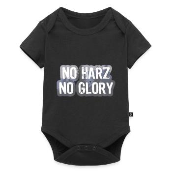 No Harz No Glory Cadeau - Body à manches courtes Premium Bébé - noir - Devant