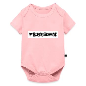 FREEDOM - Body à manches courtes Premium Bébé - rose - Devant
