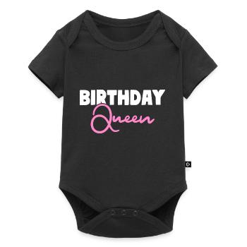 Anniversaire Reine Anniversaire Fille - Body à manches courtes Premium Bébé - noir - Devant