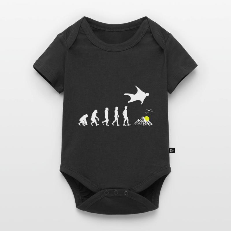 Wingsuit flying Base Jumping Skydiving Evolution Baby Premium Kurzarmbody