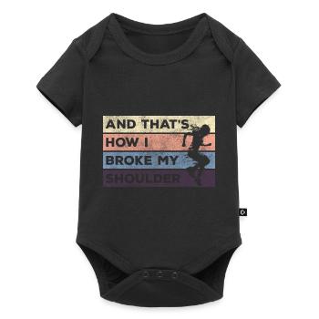 Freerunning Running Underground - Baby Premium short-sleeve bodysuit - black - Front
