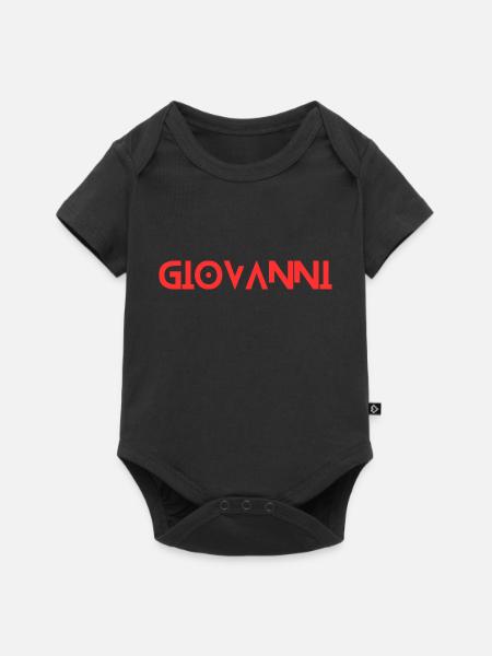Giovanni - Baby Premium Kurzarmbody - Schwarz