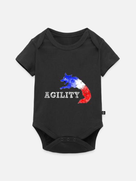 Beweglichkeit Grenze Frankreich - Baby Premium Kurzarmbody - Schwarz