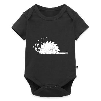 Saw Graffiti Banksy Street Art - Baby Premium short-sleeve bodysuit - black - Front