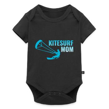 Kitesurf Kiteboard Kiteboarder Kitesurf Maman - Body à manches courtes Premium Bébé - noir - Devant