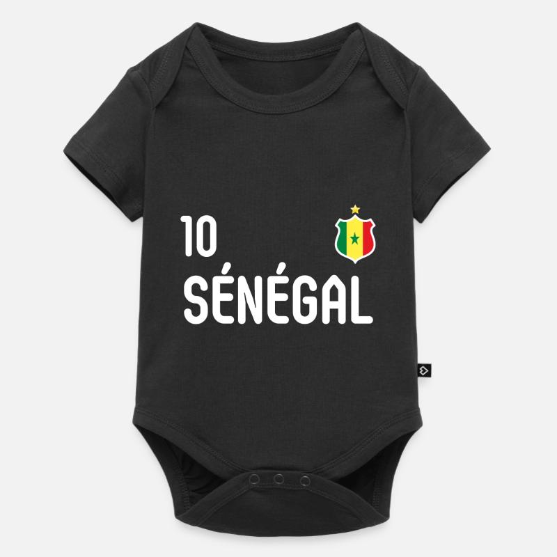 Equipe du Sénégal - Body à manches courtes Premium Bébé - noir