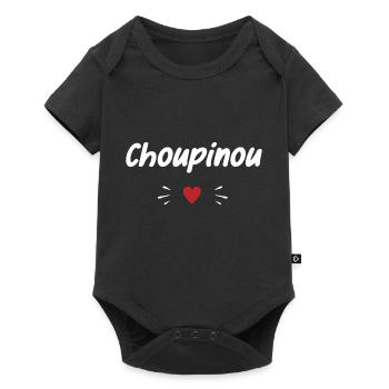 Choupinou - Body à manches courtes Premium Bébé - noir - Devant