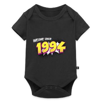 Rétro 29e anniversaire dans le style Pop Art Comic Book - Body à manches courtes Premium Bébé - noir - Devant