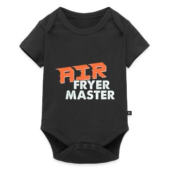 Artisanat culinaire du maître de la friteuse à air - Body à manches courtes Premium Bébé - noir - Devant