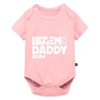 Dad 2024 Legend Daddy 2024 Dad in 2024 - Baby Premium short-sleeve bodysuit - rose - Front