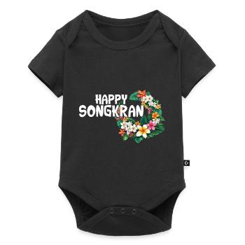 Happy SongCrane Fest Thailand - Baby Premium short-sleeve bodysuit - black - Front