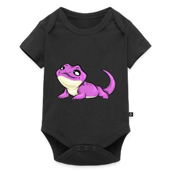 Lizard sweet pink pink gift - Baby Premium short-sleeve bodysuit - black - Front