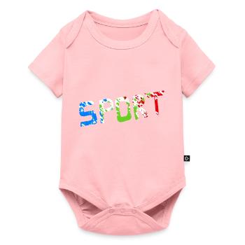 Sport - Body à manches courtes Premium Bébé - rose - Devant