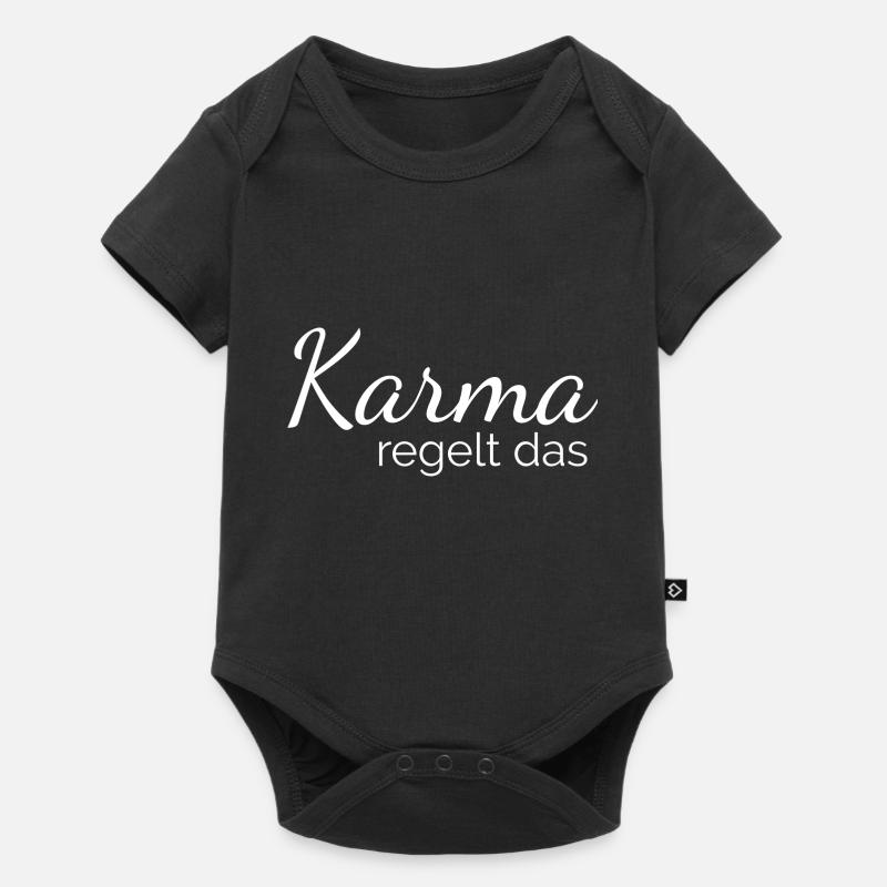 Le karma règle le - Body à manches courtes Premium Bébé - noir