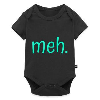 me dit - Body à manches courtes Premium Bébé - noir - Devant