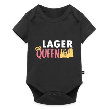 Warehouse Queen / Employé d’entrepôt et d’expédition - Body à manches courtes Premium Bébé - noir - Devant