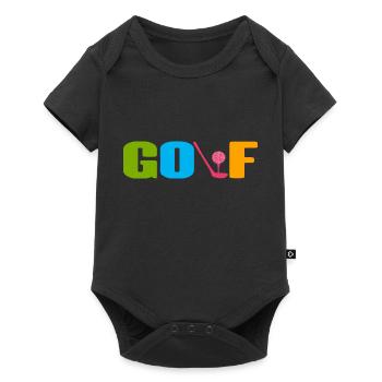 Golf Golfer - Baby Premium short-sleeve bodysuit - black - Front