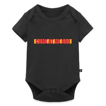 come at me bro - Baby Premium Kurzarmbody - Schwarz - Vorne