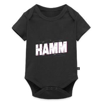 Hamm Germany City Font Home Love - Baby Premium short-sleeve bodysuit - black - Front