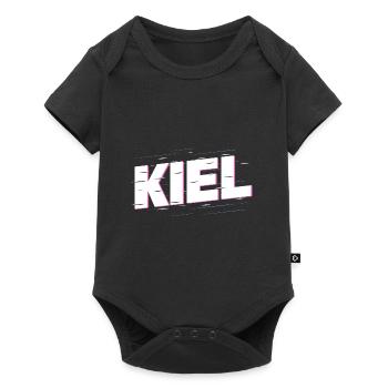 Kiel Germany City Font Home Love - Baby Premium short-sleeve bodysuit - black - Front