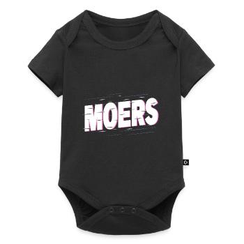 Moers Allemagne Ville Écriture Accueil Amour - Body à manches courtes Premium Bébé - noir - Devant