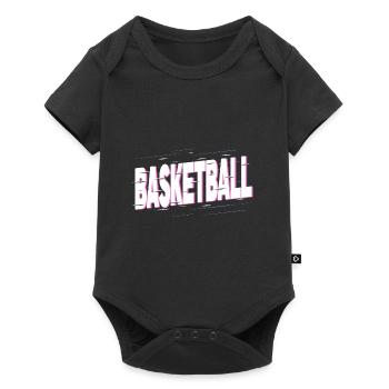 Basketball Basketball Sports Font Team Fan - Baby Premium short-sleeve bodysuit - black - Front