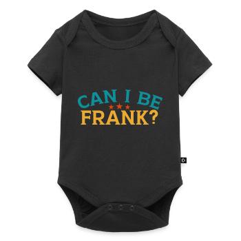Can I Be Frank Wordplay Funny Sarcasm - Baby Premium short-sleeve bodysuit - black - Front