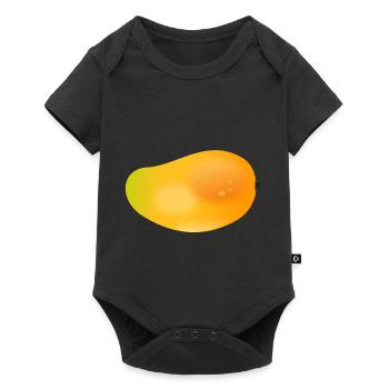 fruit mangue fruit nourriture saine idée cadeau frais - Body à manches courtes Premium Bébé - noir - Devant