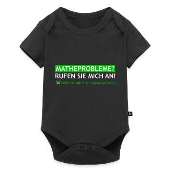 Math Math Math Teacher Cadeau Algèbre - Body à manches courtes Premium Bébé - noir - Devant