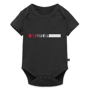 pas de jours de congé devis - Body à manches courtes Premium Bébé - noir - Devant